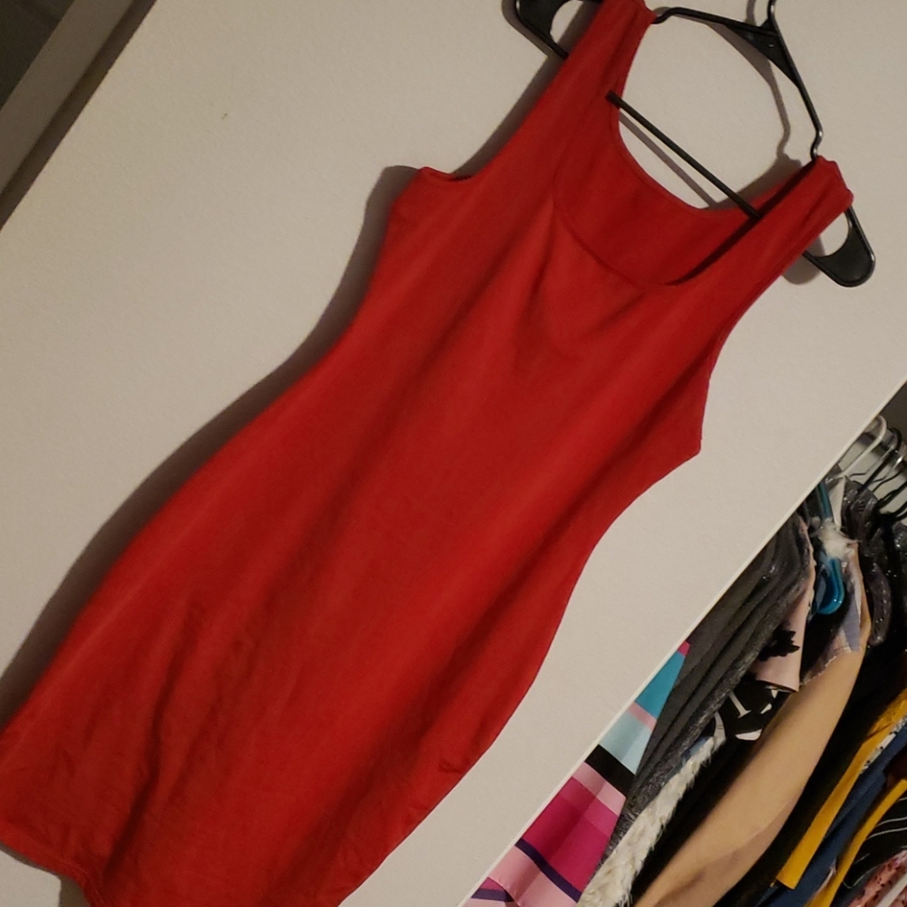 Red dress